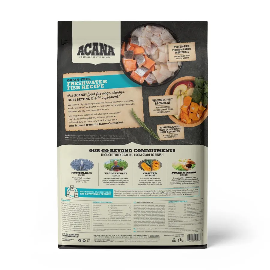 Hot ACANA Freshwater Fish Grain-Free Dry Dog Food, 13-lb