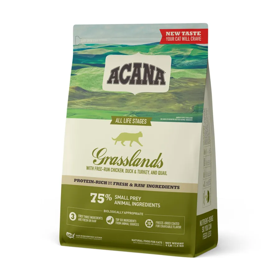 Outlet ACANA Grasslands Grain-Free Dry Cat Food, 4-lb