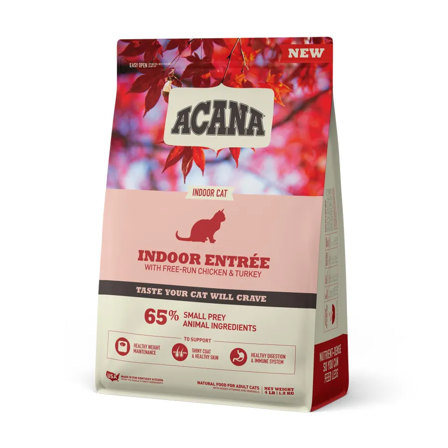 Hot ACANA Indoor Entree Dry Cat Food, 4-lb