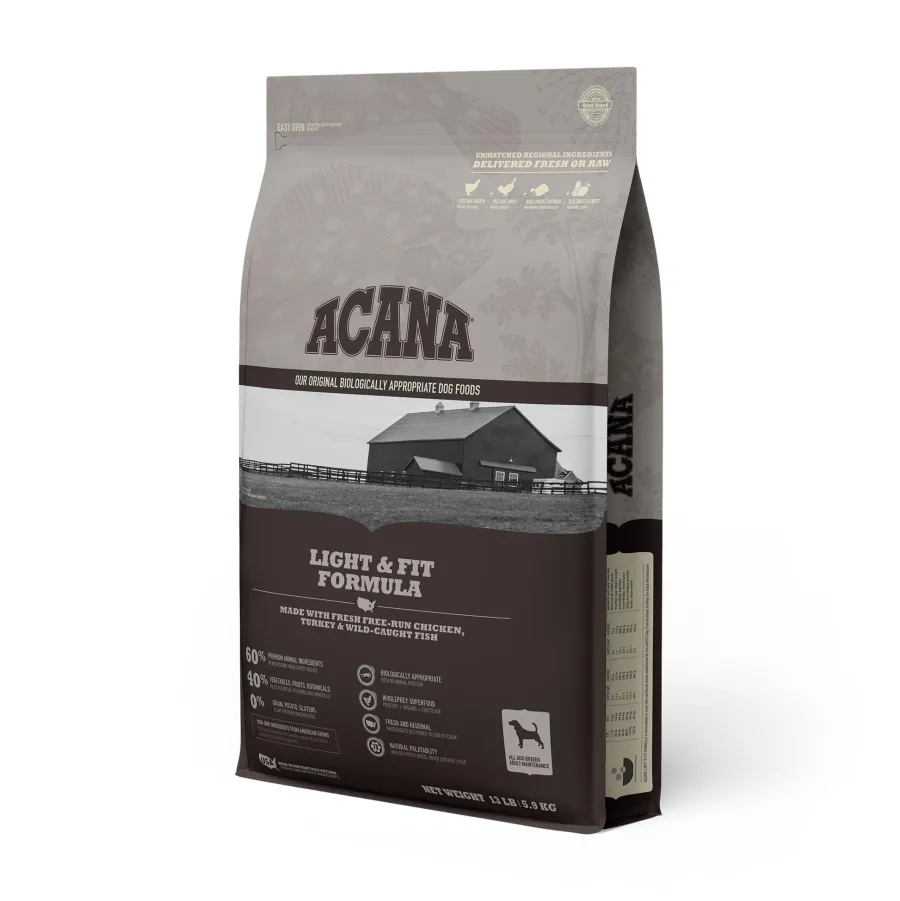 Best Sale ACANA Light & Fit Grain-Free Dry Dog Food, 13-lb