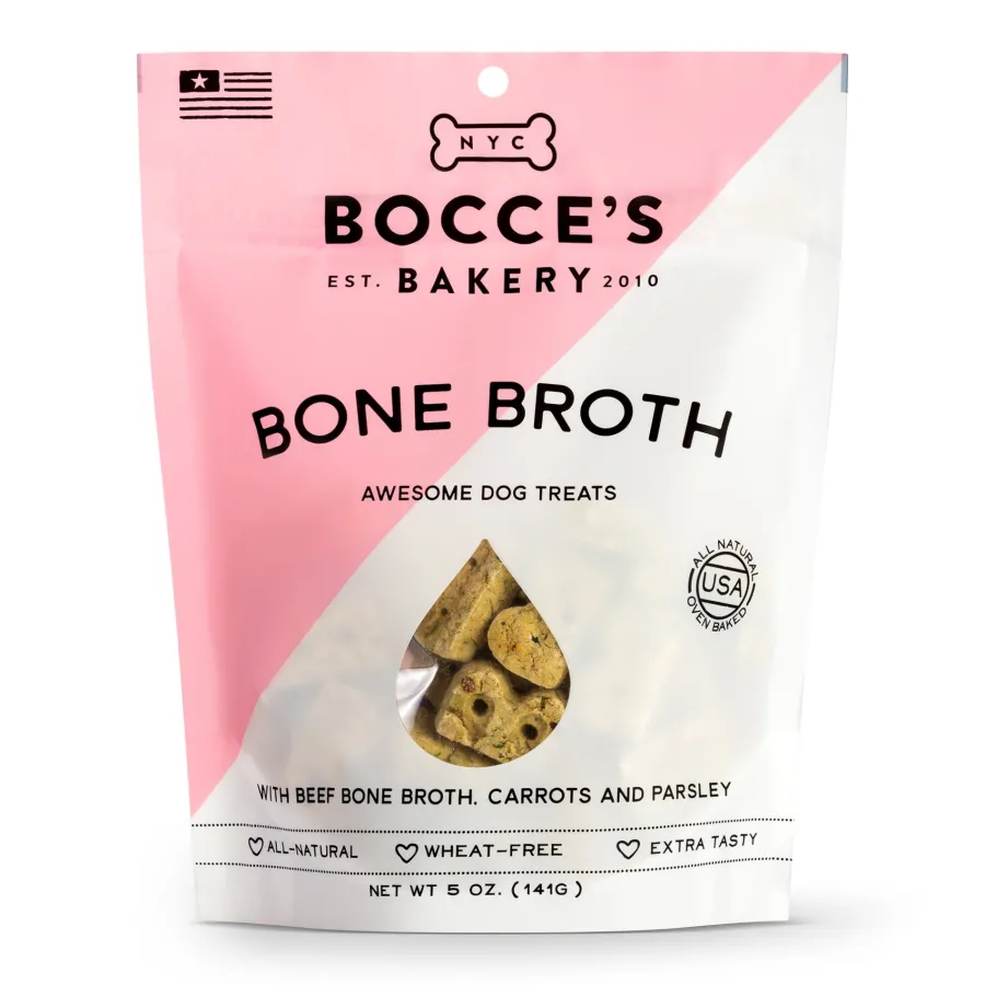 Clearance Bocce's Bakery Seasonal Bone Broth Biscuits 5-oz