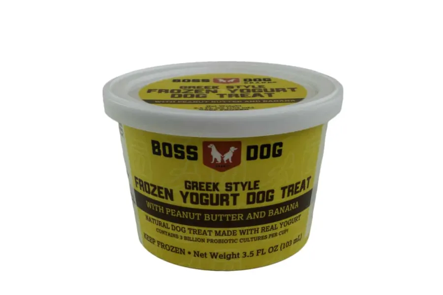 Best Sale Boss Dog PB & Banana Frozen Yogurt Dog Treats, 3.5-oz, Single Cup