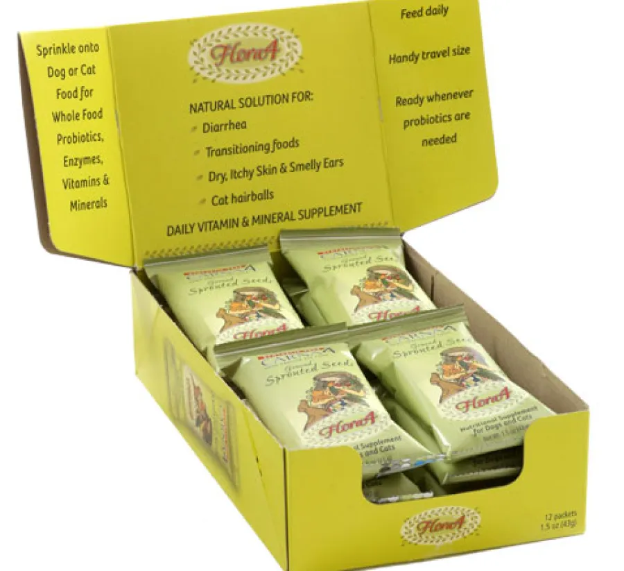 Outlet Carna4 Flora4 Ground Sprouted Seed Toppers, 1.5-oz