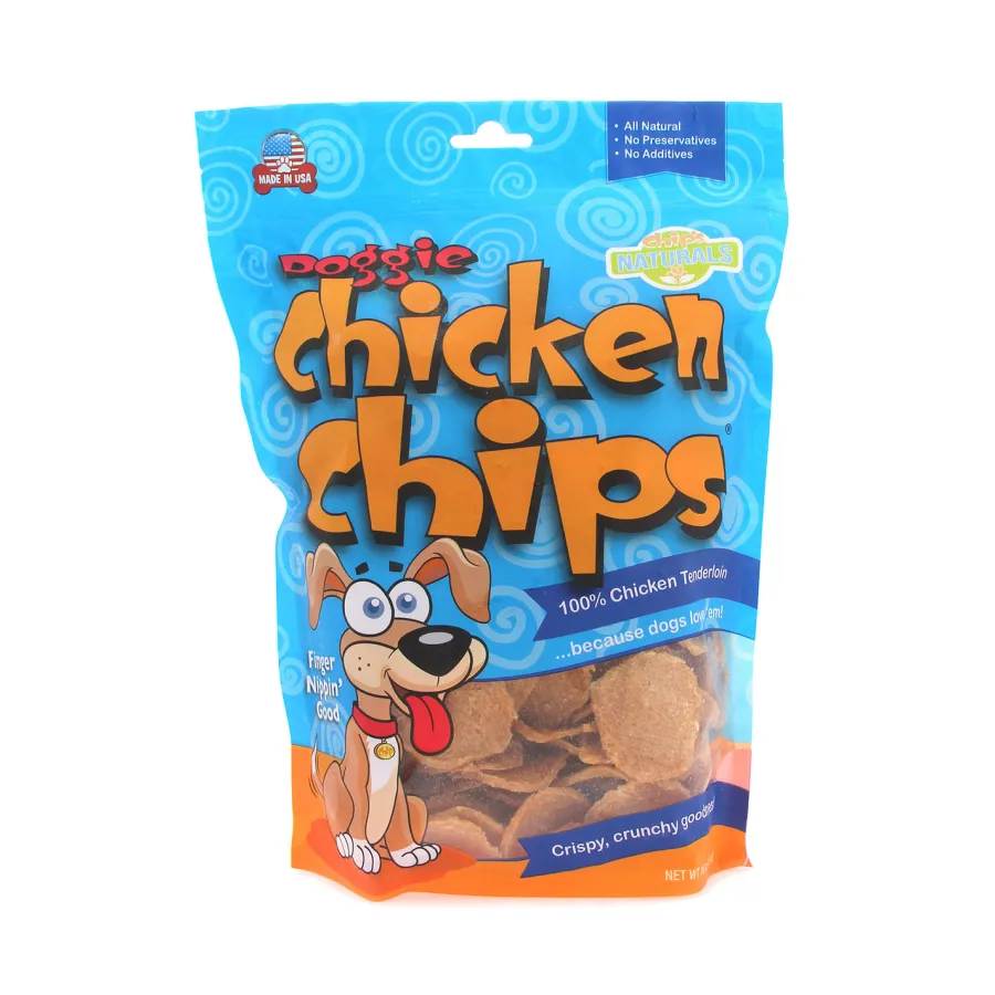 Sale Chip's Naturals Doggie Chicken Chips Dog Treats, 4-oz