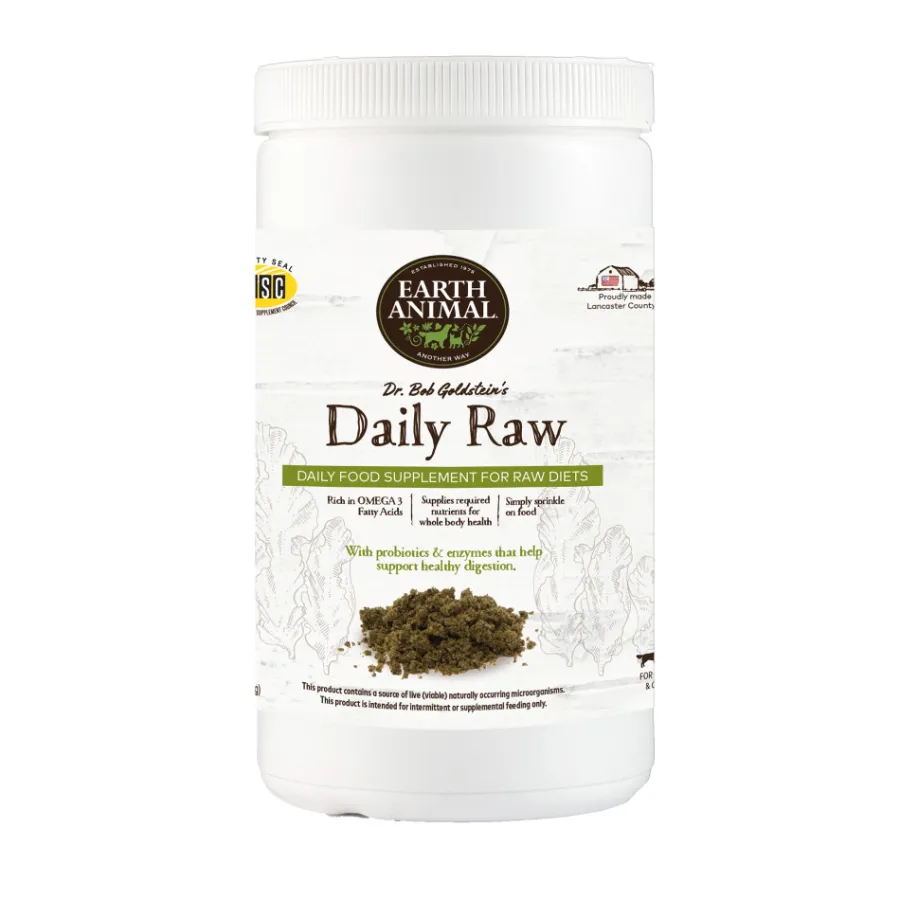 Best Sale Earth Animal Daily Raw Food Nutritional Supplement for Dogs, 1-lb