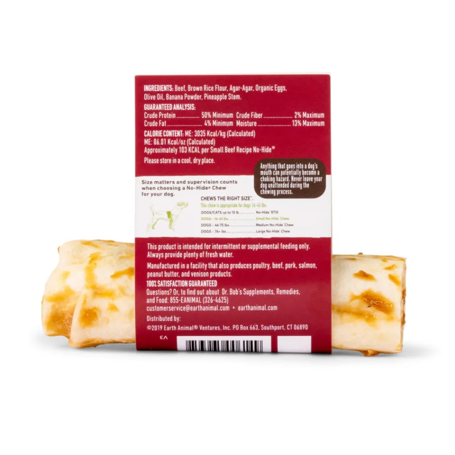 Sale Earth Animal No-Hide Beef Chew Dog Treat, Small