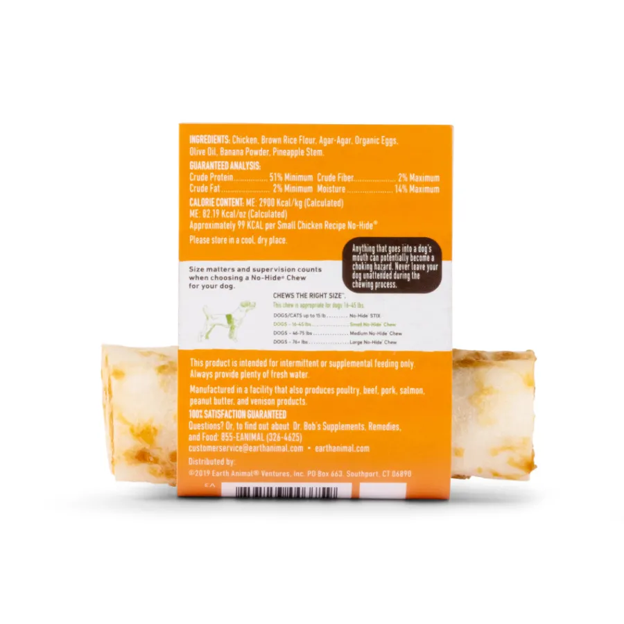 Shop Earth Animal No-Hide Chicken Chew Dog Treat, Small