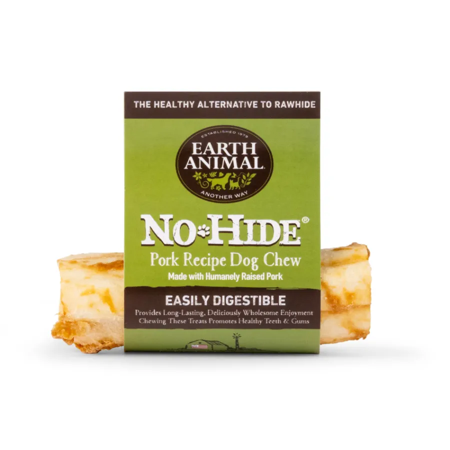 Best Sale Earth Animal No-Hide Pork Chew Dog Treat, Small