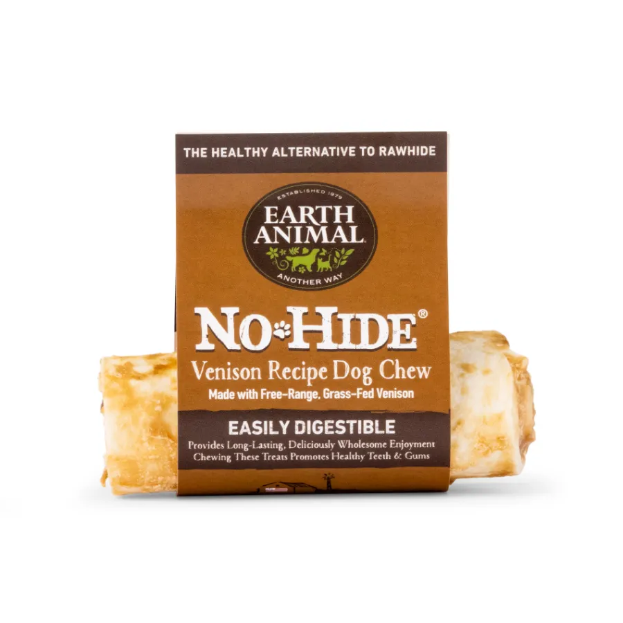 Outlet Earth Animal No-Hide Venison Chew Dog Treat, Small