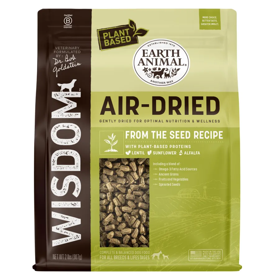 Store Earth Animal Wisdom From The Seed Air-Dried Dog Food, 2-lb