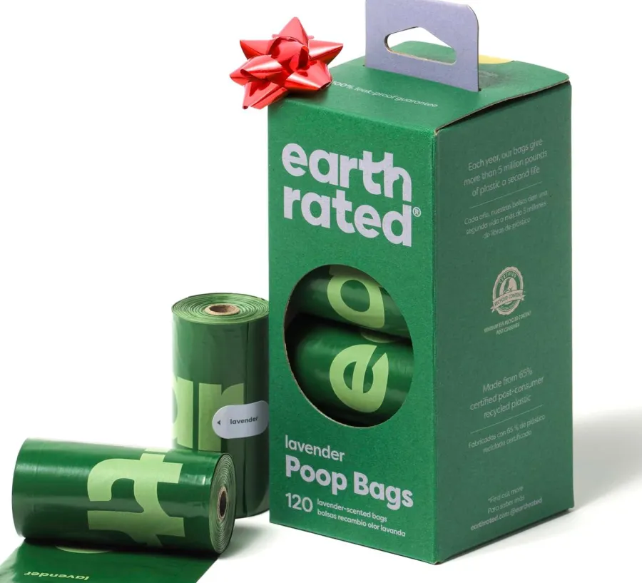 Store Earth Rated Poop Bags Refill Pack, Lavender-Scented, 120 Count