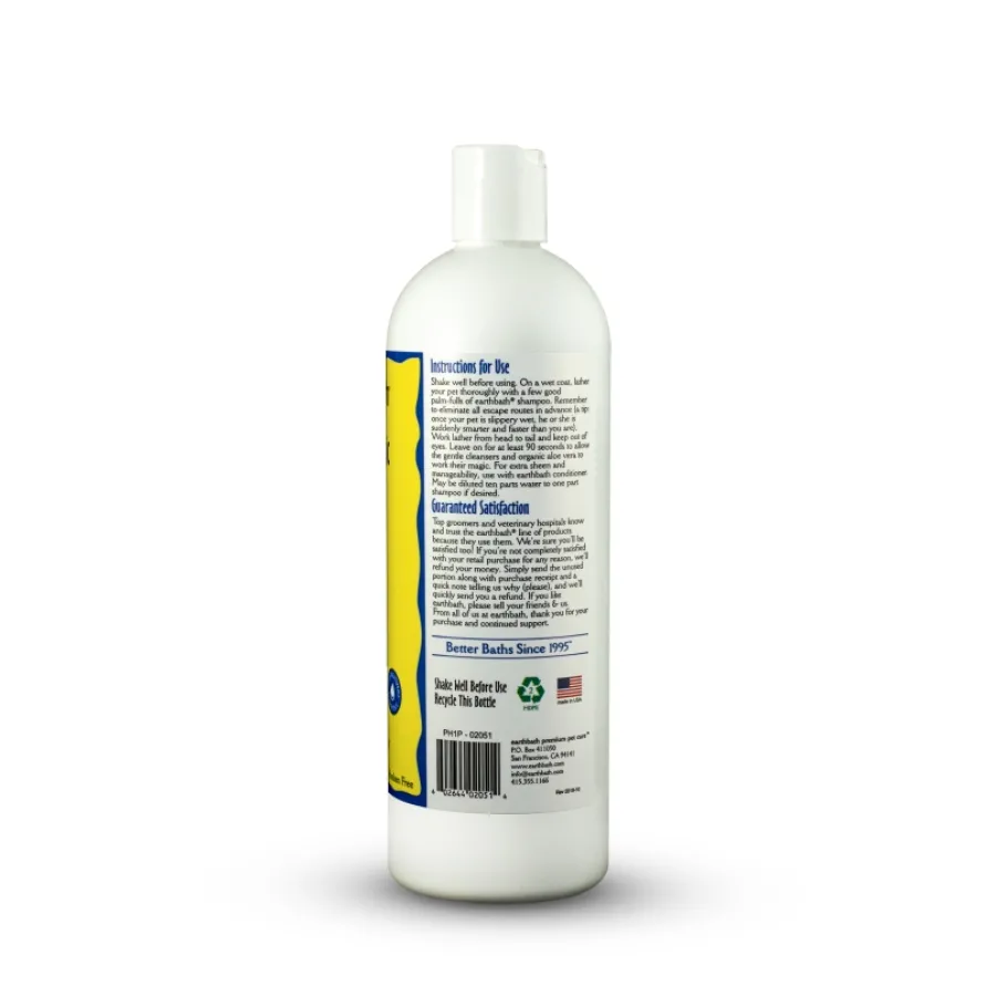Best earthbath Hypo-Allergenic Shampoo for Dogs & Cats, Fragrance Free, 16-oz