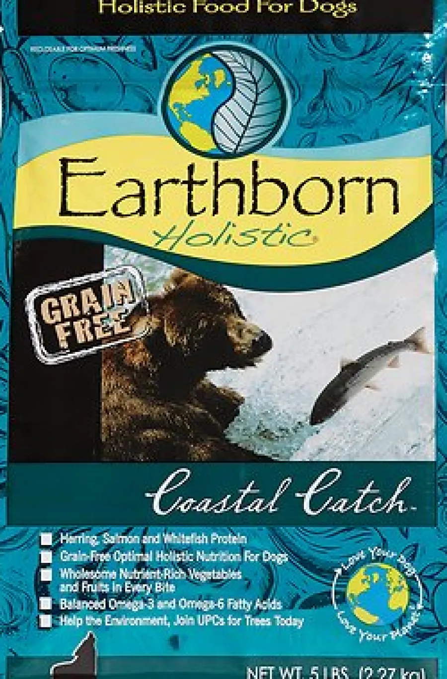 Flash Sale Earthborn Holistic Coastal Catch Grain-Free Natural Dry Dog Food, 4-lb (**)
