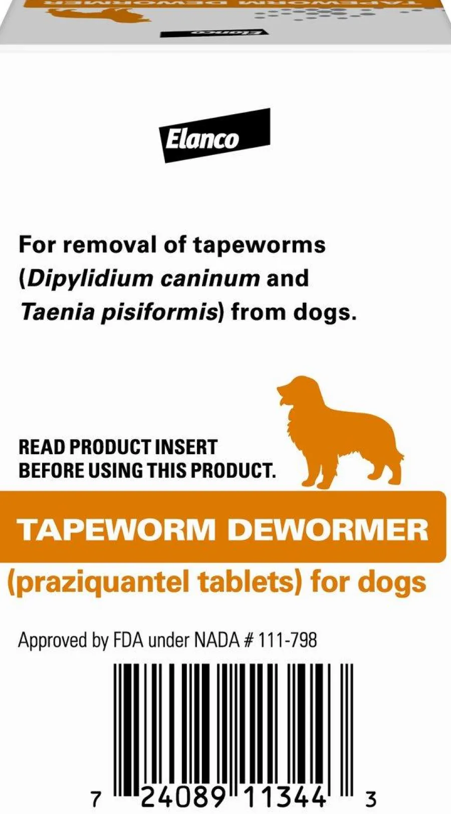 Discount Elanco Tapeworm De-Wormer for Dogs, 5-count