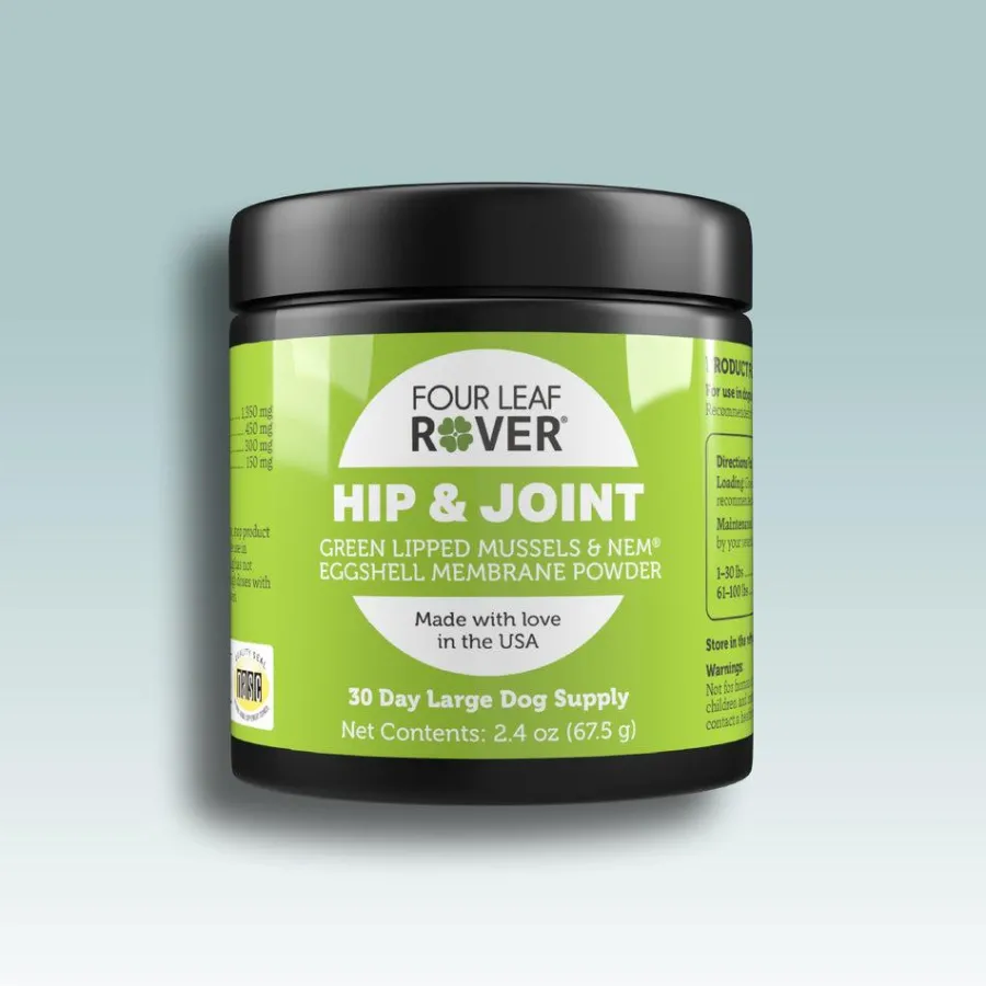 Best Sale Four Leaf Rover Hip & Joint Natural Joint Support Dog Supplement, 67.5-gram