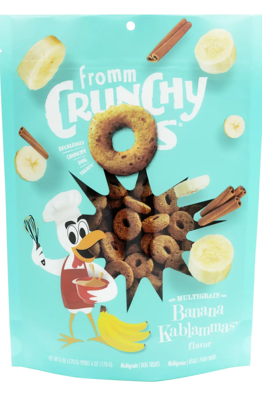 Sale Fromm Crunchy O's Banana Kablamas Dog Treats, 6-oz