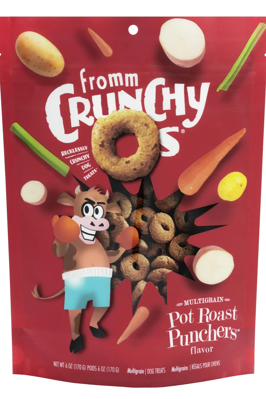 Cheap Fromm Crunchy O's Pot Roast Punchers Dog Treats, 6-oz