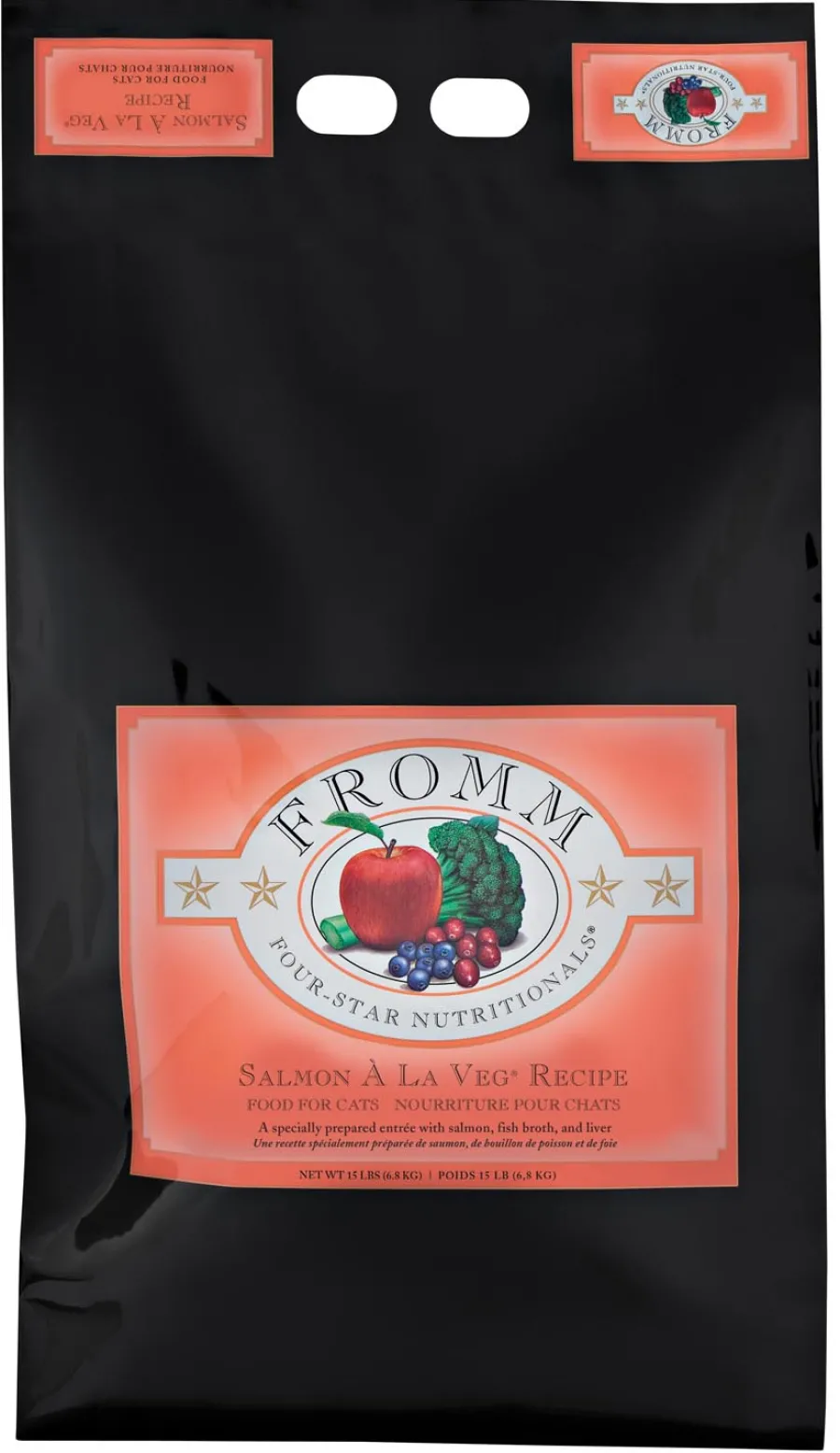 Outlet Fromm Four-Star Nutritionals Salmon A La Veg Dry Cat Food, 4-lb