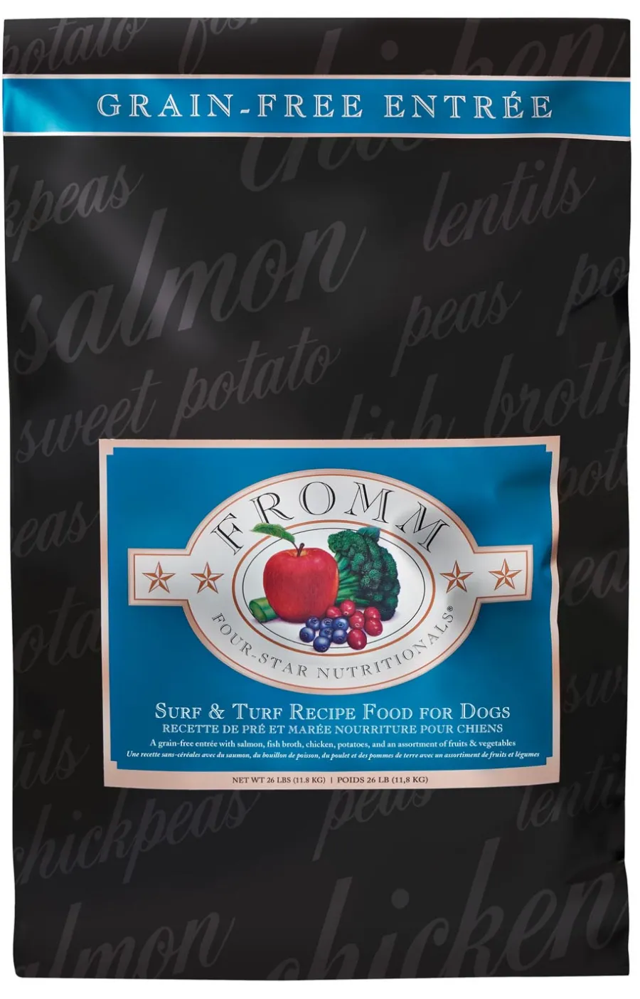 Outlet Fromm Four-Star Nutritionals Surf & Turf Dry Dog Food, 4-lb