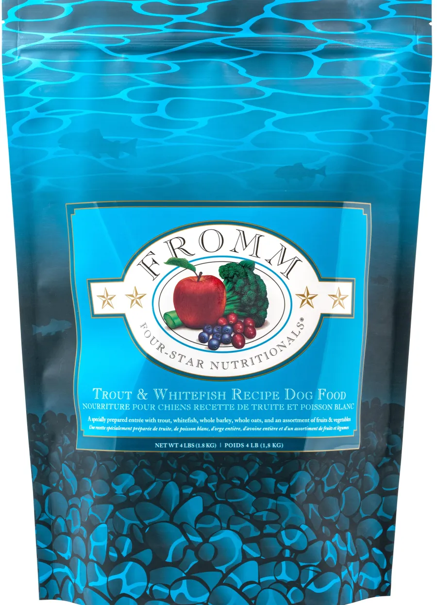 Fashion Fromm Four-Star Nutritionals Trout & Whitefish Dry Dog Food, 4-lb