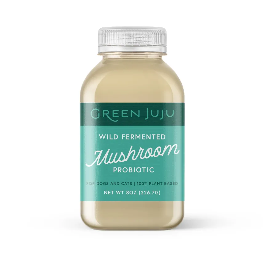 Flash Sale Green Juju Frozen Wild Fermented Mushroom Probiotic Broth for Dogs & Cats, 8-oz