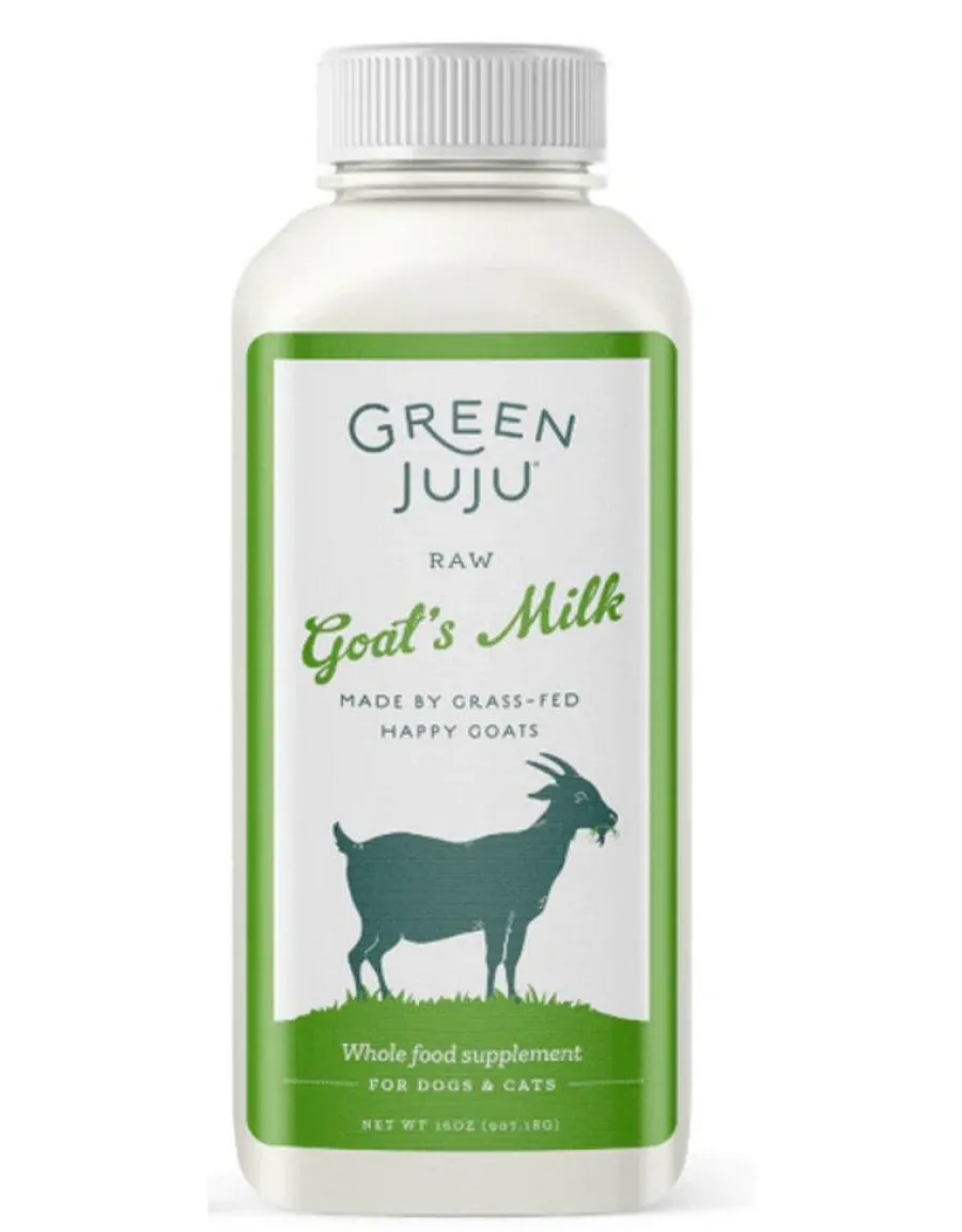 Flash Sale Green Juju Raw Goat's Milk Whole Food Supplement for Dogs & Cats, 16-oz