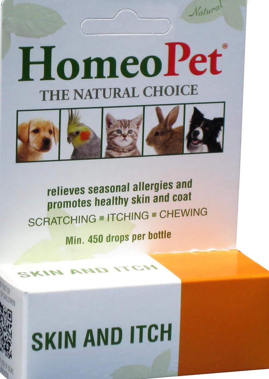 Store HomeoPet Skin & Itch Dog, Cat, Bird & Small Animal Supplement, 450 drops