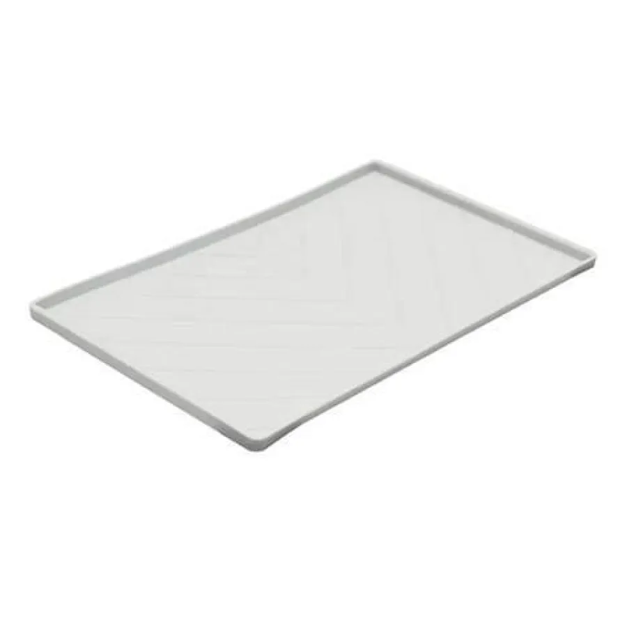 Best Messy Mutts Silicone Food Mat, Light Gray, Medium