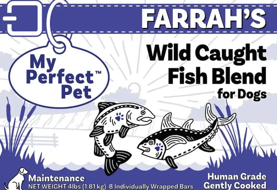 Flash Sale My Perfect Pet Farrah's Fish Grain-Free Frozen Dog Food, 4-lb