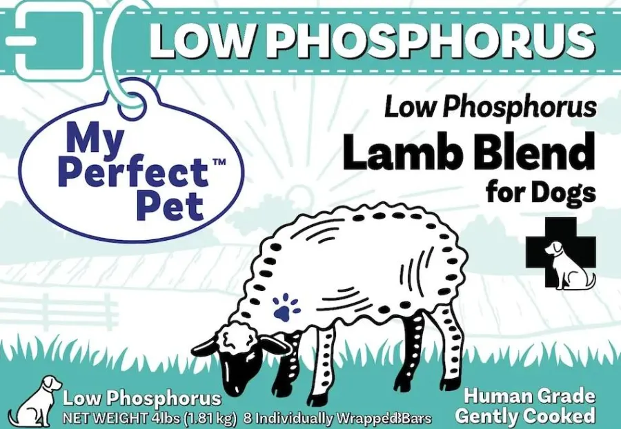 Store My Perfect Pet Low Phosphorus Lamb & Rice Frozen Dog Food, 4-lb