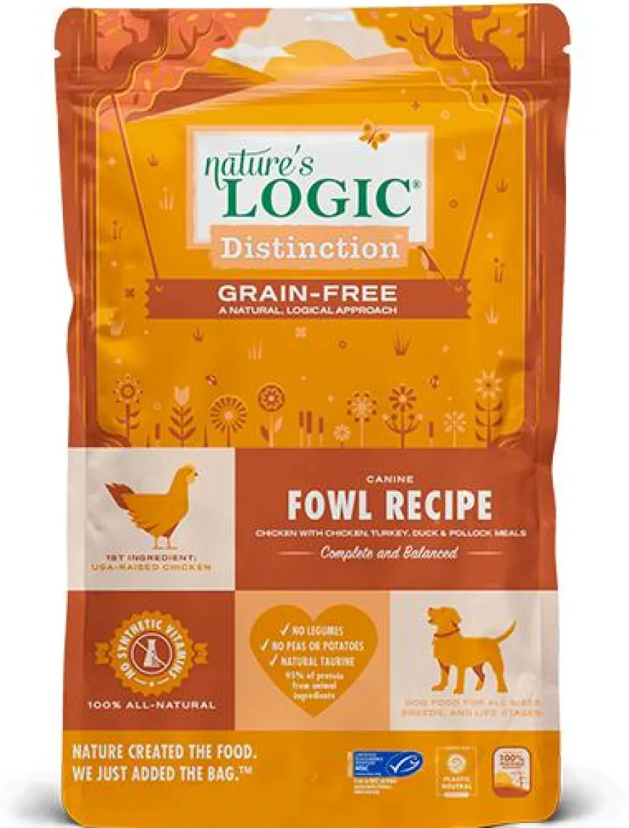 Store Nature's Logic Distinction Fowl Grain-Free Dry Dog Food, 4.4-lb