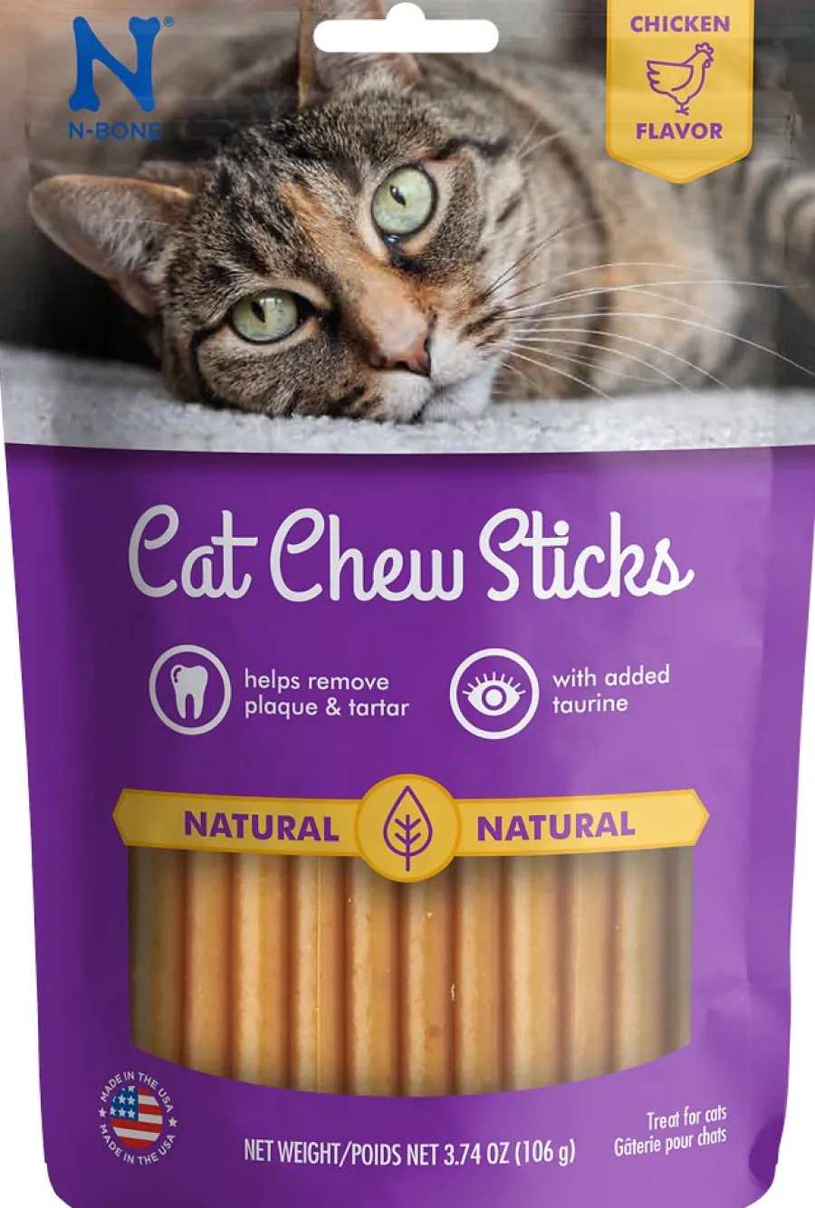 Sale N-Bone Chicken Flavor Cat Treats, 3.74-oz