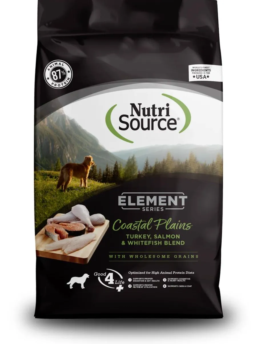 Sale NutriSource Element Coastal Plains Dry Dog Food, 24-lb