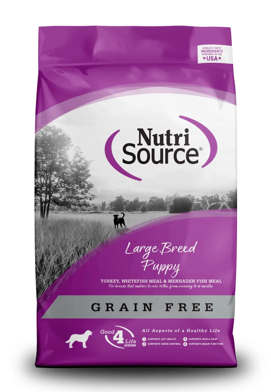 Shop NutriSource Large Breed Puppy Grain-Free Dry Dog Food, 15-lb (**)