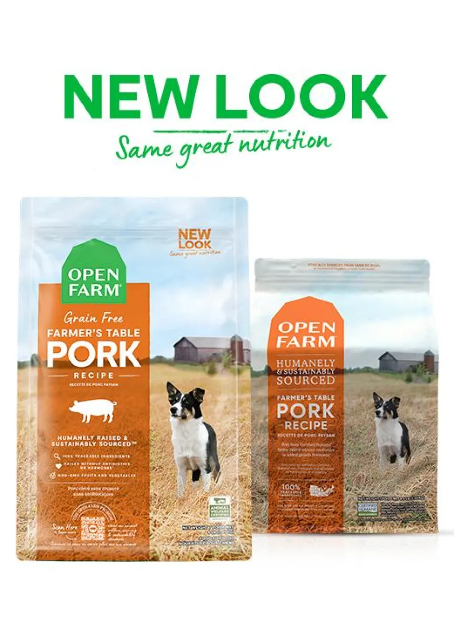 Best Open Farm Farmer's Table Pork Grain-Free Dry Dog Food, 22-lb