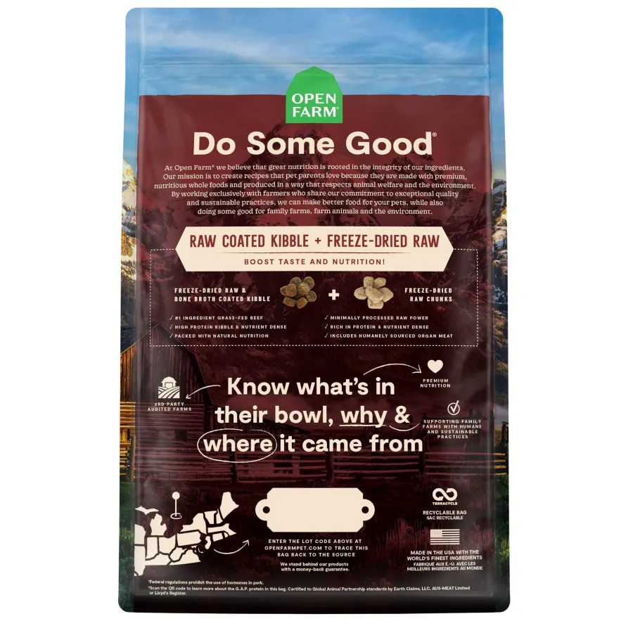 Clearance Open Farm RawMix Front Range Ancient Grains Dry Dog Food, 3.5-lb