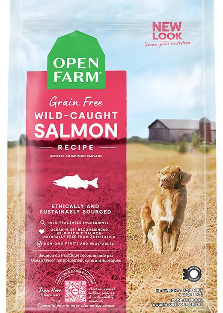 Hot Open Farm Wild-Caught Salmon Grain-Free Dry Dog Food, 22-lb