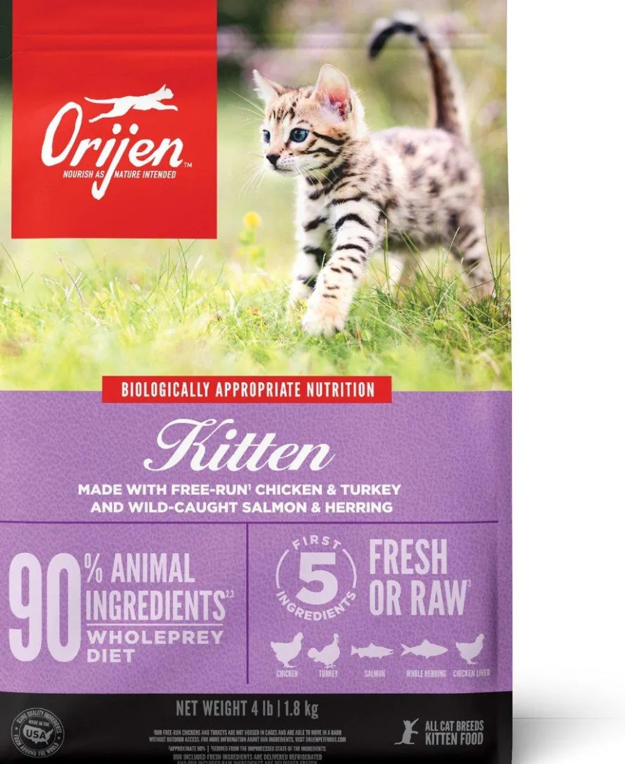 Shop ORIJEN Kitten Grain-Free Dry Cat Food, 7-lb