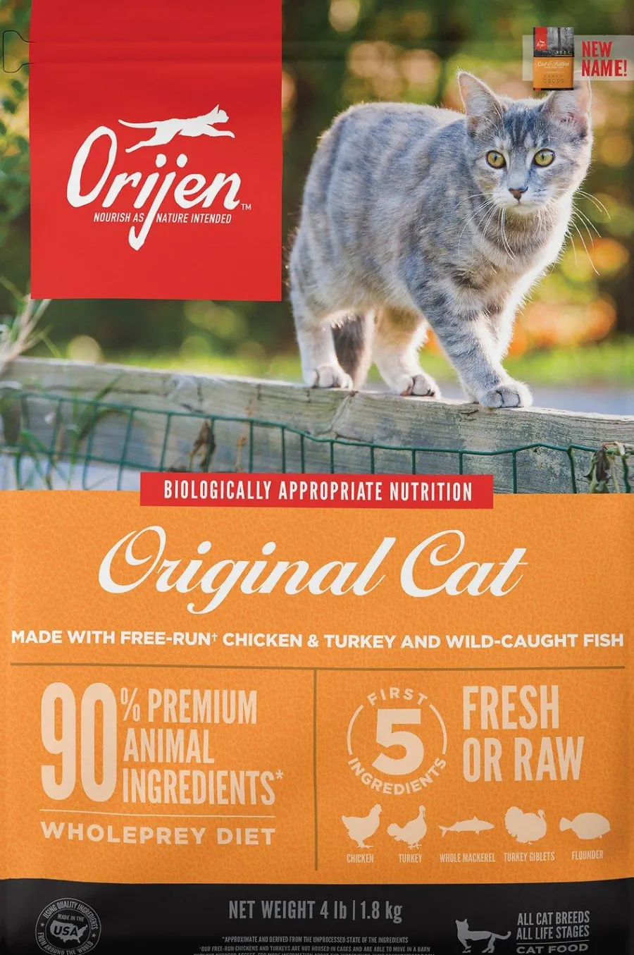 Cheap ORIJEN Original Cat Dry Cat Food, 4-lb
