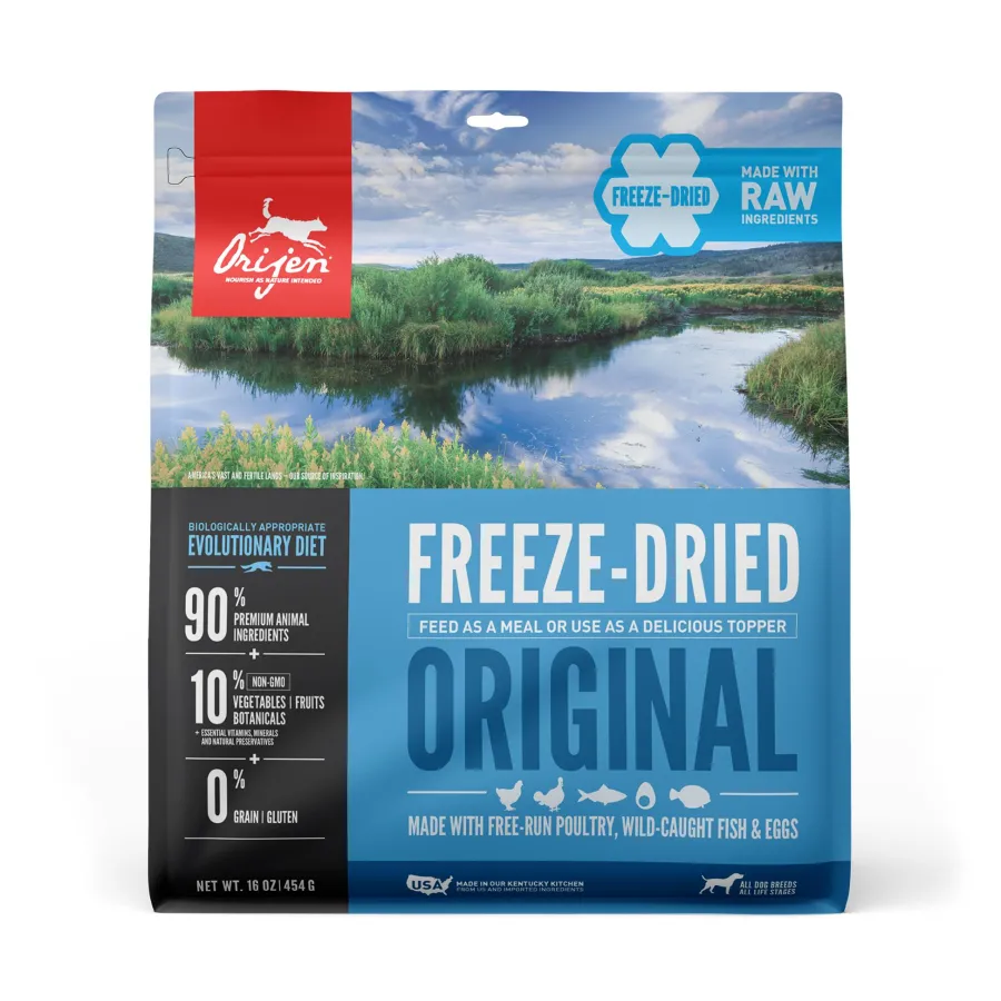 Best ORIJEN Original Grain-Free Freeze-Dried Dog Food, 16-oz