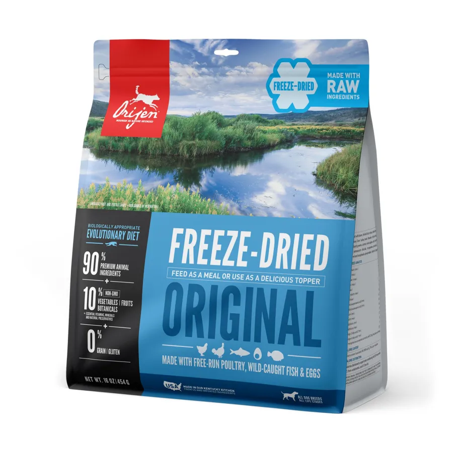 Best ORIJEN Original Grain-Free Freeze-Dried Dog Food, 16-oz