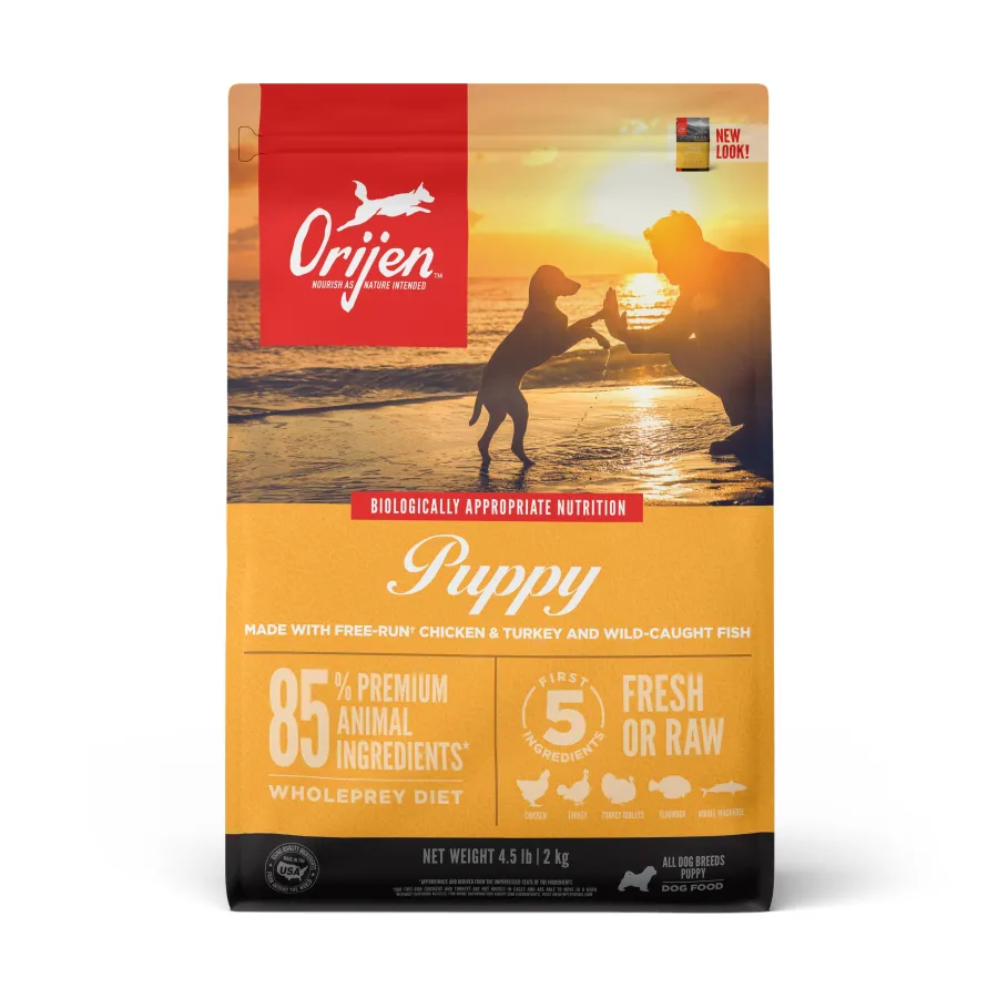 New ORIJEN Puppy Grain-Free Dry Dog Food, 4.5-lb