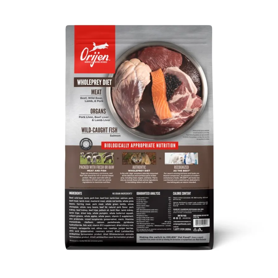 Sale ORIJEN Regional Red Grain-Free Dry Dog Food, 4.5-lb