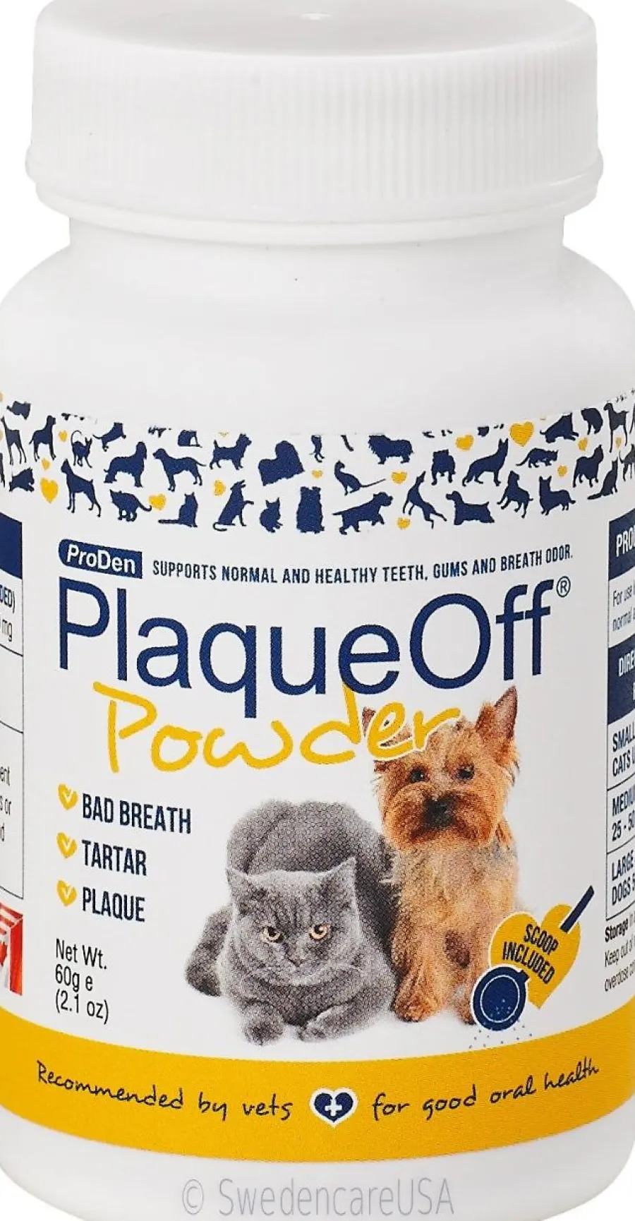 New ProDen PlaqueOff Powder Dog & Cat Supplement, 60-gram