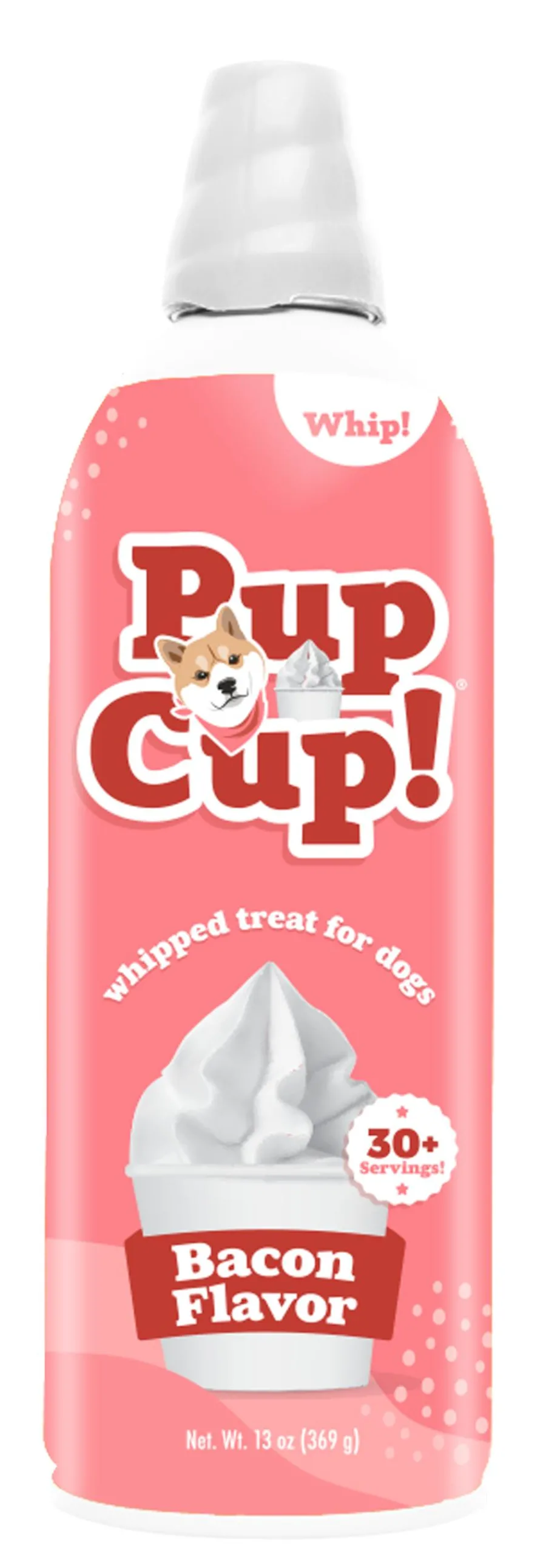 Best Sale Pup Cup Bacon Whipped Cream Frozen Dog Treats, 13-oz