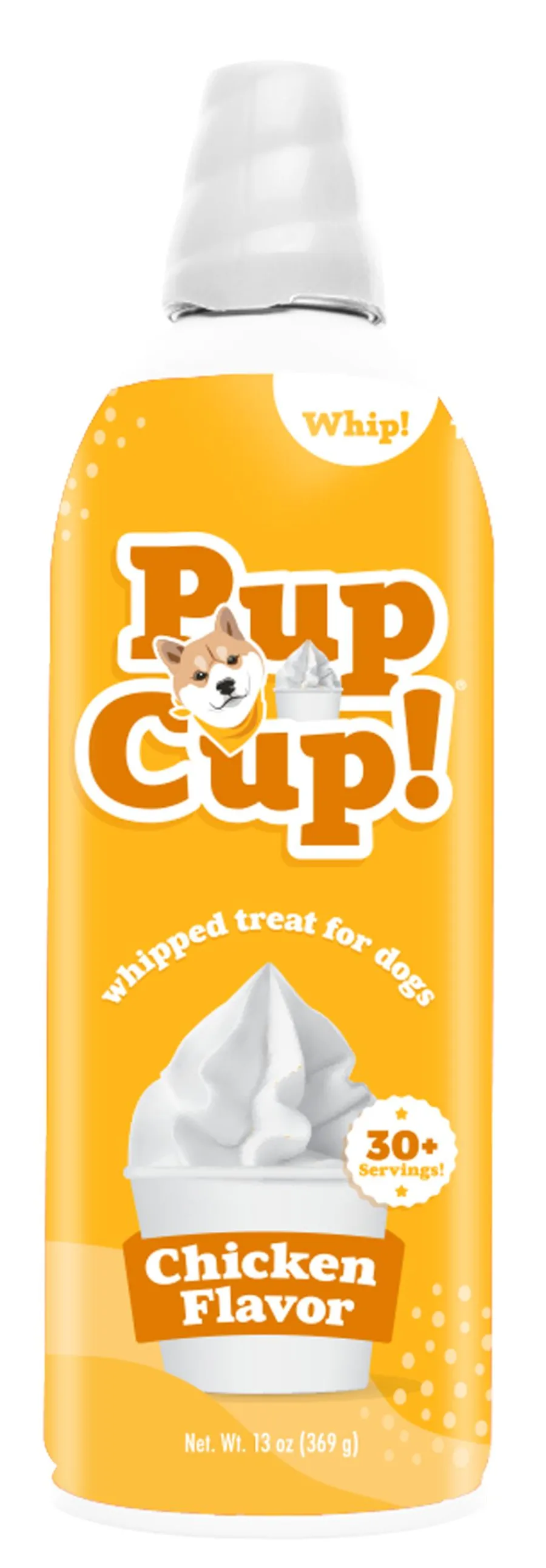 Outlet Pup Cup Chicken Whipped Cream Frozen Dog Treats, 13-oz