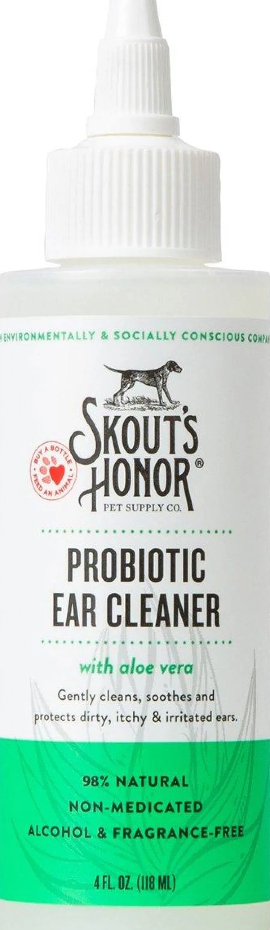 Fashion Skout's Honor Probiotic Pet Ear Cleaner, 4-oz
