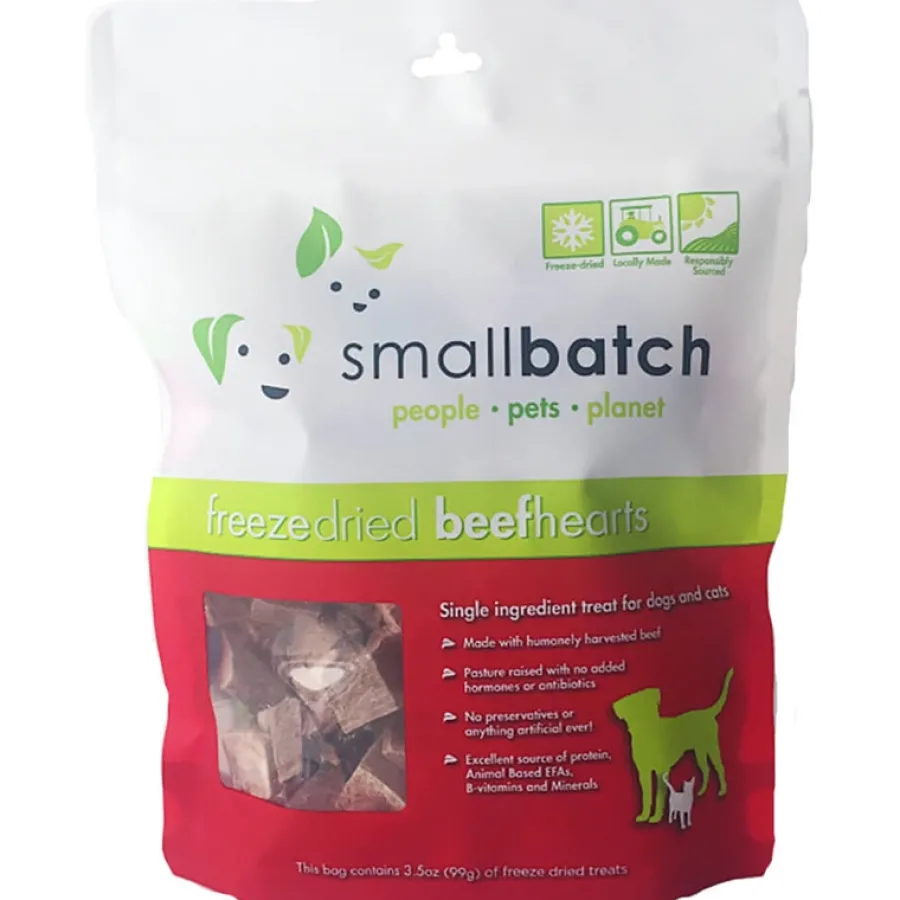 Sale Smallbatch Treats Freeze-Dried Beef Hearts, 3.5-oz