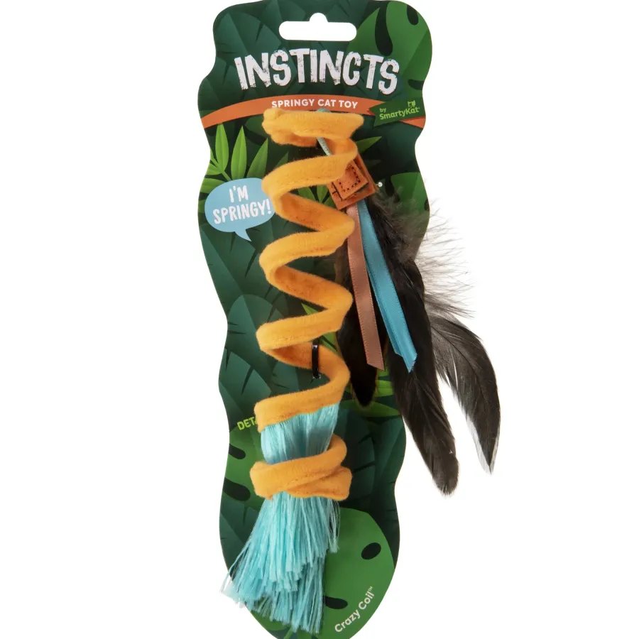 Fashion SmartyKat Instincts Crazy Coil Springy Cat Toy, Large
