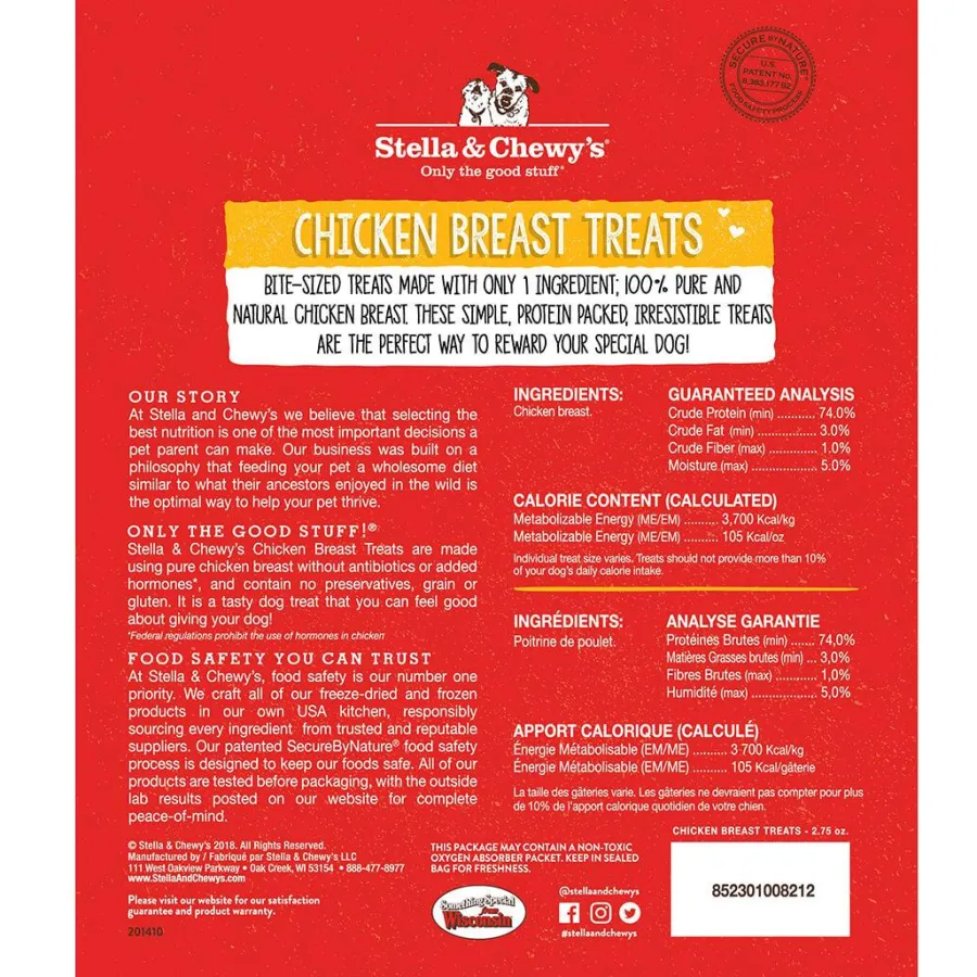 Cheap Stella & Chewy's Chicken Breast Freeze-Dried Dog Treats, 2.75-oz